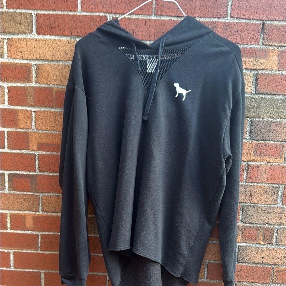 Victoria's Secret Black Men's Sweater with Dog Logo